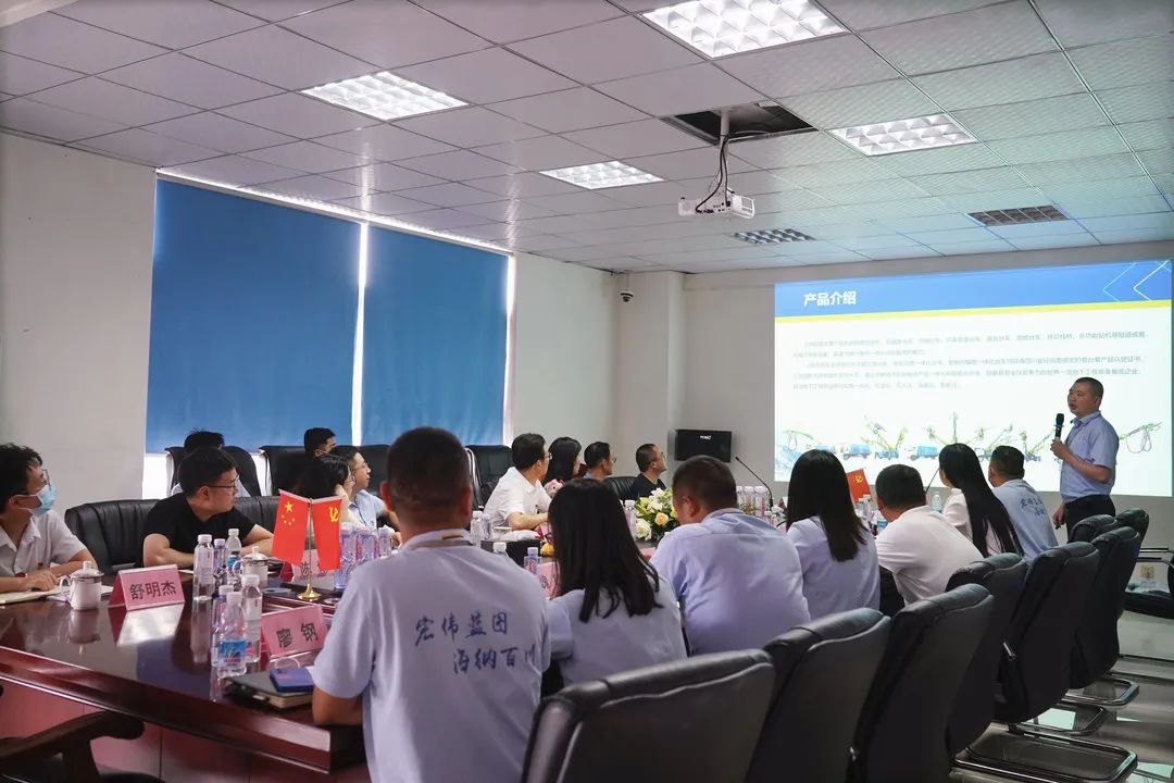 李光明書記調(diào)研藍(lán)海智裝，推動黨建與業(yè)務(wù)融合發(fā)展(圖2)