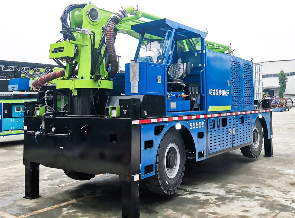 液壓混凝土濕噴機的工作原理以及應(yīng)用與優(yōu)勢(圖1)